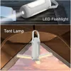 Camping Lantern 10000mAh Foldable Camping Lamp Emergency Folding Tent Light Waterproof Flashlight Outdoor LED Torch Tent Lantern With Power Bank Q231116