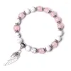 STRAND CRYSTAL STEEN SCHAMBELES Women 8mm Natuur vulkanische etherische olie -angst voor diffusor sieraden