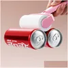 Lint Rollers & Brushes Reusable Lint For Clothes Pellet Cat Hair Pet Washable Sticky Roller Sofa Dust Collector Drop Delivery Home Gar Dhq7V