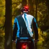 Fahrradbeleuchtung, Rücklicht, wiederaufladbar, USB, rot, ultrahelle Rücklichter, passt auf das Fahrrad, einfach zu installieren für Sicherheit beim Radfahren, 231115