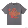 Designer modekläder tshirt herr casual tees hellstar turné hälsosamma ljud som dubbel garn bomull kortärmad t-shirt män