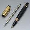 Luxurs Balck Pens Gold With Roller Stationery Ball Gem Write And Gift Classic School Ink Office For Pen Twdjf