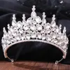 Luxury Big Forest Crystal Rhinestone Crown Wedding Tiara Bridal Hair Accessories 2023 Crown Party Wedding Headwear