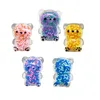 Funny Stretchy Bear Toys Novelty 1.96 Inch Stretchy Bear With Mini Foam Ball Inside TPR Squishy Stress Animal Toy Relief Toys For Kids