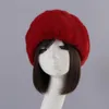 Beanies Beanie/Skull Caps Russian Winter Faux Fur Hat Warm Soft Fluffy Bomber Hats Autumn Women Quality Handmade CapsBeanie/Skull