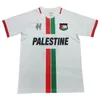 S-4XLタイ品質新しい2023 2024パレスチナサッカージャージーホームアウェイブラックホワイト23/24フットボールシャツ
