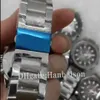 Orologio da uomo lunetta in ceramica quadrante sfumato blu giapponese cronografo da polso al quarzo cinturino in acciaio 43 mm