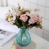Fleurs décoratives couronnes Vintage soie pivoine artificielle Penoy Rose mariage Bouquet faux pour la maison jardin décorationdécoratif