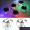 Décoration de fête étanche énergie solaire couleur changeante Led boule flottante lumière 2V 60Ma pour jardin extérieur étang chemin paysage nuit Dhafe