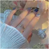 Cluster Rings Ventfilel 925 Stamp Gold Color Rose Flower Ring For Women Girl Gift Adjustable Zircons Jewelry Drop Wholesale Z0223 Deli Dhfxp