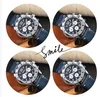 Top-Marke Herren Auto Datum Coole Uhr Japan Quarzwerk Chronograph Uhr Retro Schwarz Braun Lederverschluss wasserdicht Präsident coole drei Augen Zifferblatt Uhren Geschenke