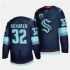 Seattle''Kraken''202223 Reverse Retro Jersey Philipp Grubauer Matty Beniers Shane Wright Cale Fleury Andre Burakovsky Oliver Bjorks1819427