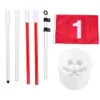 Diğer Golf Ürünleri Flagsticks Pro Yeşil Bayraklar Delik Kupası Setini Sürüş için 6 Fit Pin Set Aralığı Arka Bahçesi Taşınabilir 5 Bölüm Tasarım 231114