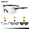 Lunettes d'extérieur NRC 3 lentilles UV400 lunettes de soleil de cyclisme TR90 lunettes de vélo de sport VTT VTT pêche randonnée lunettes d'équitation pour hommes femmes 231114