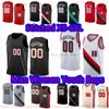 Custom S-6XL New Basketball 00 Scoot Henderson Jersey Stitched 17 Shaedon Sharpe 2 Deandre Ayton 9 Jerami Grant 1 Anfernee Simons 11 Malcolm Brogdon Duop Reath Jerseys