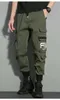 Herrenhose Dünn Streetwear Casual Herren Bänder Harem Jogging Herren Slim Fit Spring Cargo MultiPocket Hose J9 230414