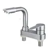 Bathroom Sink Faucets Bathtub Part Basin Faucet 2 Holes 304 Stainless Steel Anti Corrosion Contemporary Style Easy To Clean Brand