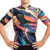 Vestes de course 2023 Tres Pinas hommes sweat Pro Team Aero manches courtes maillots de cyclisme route maille vitesse vélo chemise