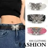 Paski Motyl Vintage Belt Kobiety HARAJUKU KURCKA VINTAGE BACKA BAKURY BRIGE BRINGE INDIE AESTETYCZNE