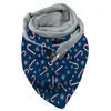 Sjaals Vrouwen Wrap Warme Sjaals Knop Zachte Print Casual Mode Winter Geruite Sjaals Voor Dames Hoofddoek Wraps