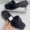 New Kurt Geiger Pantofole a fondo piatto Womens Splice Sandali arcobaleno Scarpe firmate Fashion Eagle Head Intarsiato Diamond Slipper Summer Flat Beach Scarpe da donna di lusso