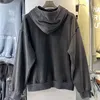 Real Pics Black Hoodies Men Women 2024ss Winter Autumn Fashion Hoodies