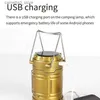 Lanterne de camping LED Lanterne solaire à cheval multifonctionnelle rechargeable portable et pratique Éclairage USB Camping extérieur Cour d'urgence Q231116