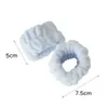 NOWOŚĆ 2PCS One Pair Wash Face i nadgarstek Woda Sports Sports Wiping Bransoletka Bransoletka Hairband Dowód rękawy Straż nadgarstka