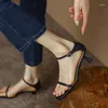 Dress Shoes Women's Sandals Sexy Square Head Strap High Heels Basic Casual Party Pumps Female Fashion Summer