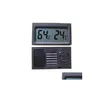 Temperatuurinstrumenten Groothandel Mini Digitale LCD Auto-/buitenthermometer Hygrometer Th05 Thermometers Hygrometers Op voorraad Snel schip Dhe8G