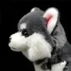 Pluche poppen Alaskan Malamute Anime Schattig knuffelhond Knuffels Levensechte dieren Simulatie Gevulde pop Kawai Speelgoedcadeaus Kinderen 231114