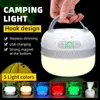 Camping Lantern New Outdoor LED Camping ficklampa 230 timmar uppladdningsbar campinglykta med magnetbelysning Fixtur Portable Emergency Light Q231116