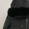 Remise de Noël Canada Parkas Hommes Down Vestes d'hiver Manteaux de loisirs en plein air Manteau coupe-vent imperméable à l'eau imperméable à l'eau bouffante épaisse colla vraie fourrure de loup élans k