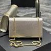 Zincir Debriyaj Altın Çanta Kadın Omuz Çantası Tasarımcı Crossbody Bag Zincirleri Küçük Tavalar Çantalar Küçük Debriyaj Tutucu Çanta Y Kadın Moda Elmas Çantalar