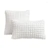 Pillow Cream Puff Cover Decoration Geometric 45x45cm / 30x50cm Home Sofa PillowCase Sham