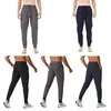 2023 LU femmes LL Pantalons longs de jogging pour hommes Tenue de yoga de sport Séchage rapide Cordon de serrage Poches de sport Pantalons de survêtement Pantalons Hommes Casual Taille élastique fitness