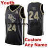 Mich28 UCF Knights College Basketball Jersey 22 Darin Green Jr 24 Tacko Fall 25 Ryan Anders 3 Dre Fuller Jr Matt Hommes Femmes Jeunes sur mesure cousu