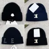 Зимняя вязаная шапочка дизайнерская шляпа шляпа Bonnet Drest Men Men Men Women Brand Brand Вышивая шапки черепа на открытом воздухе лыж