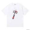 Vêtements de mode de créateurs T-shirts de luxe pour hommes T-shirts occasionnels Marque Trapstar London Lettre de camouflage rouge Impression de haute qualité Coton Double fil T-shirt à manches courtes M