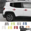 Other Exterior Accessories Abs Exterior Door Handle Ers Decoration Accessories For Jeep Renegade Car Drop Delivery Automobiles Motorcy Dhpul