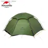 Tents and Shelters Naturehike Cloud Peak 2 Person 20D Camping Tent Waterproof PU 4000mm Outdoor Ultralight Travel Doub Layer Tent 4-Season Use Q231115