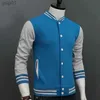 Jaquetas masculinas personalizadas cinza sle planície mulheres equipe uniforme casaco faculdade jaqueta de beisebol para homens verde laranja marinho w azul marrom redl231115