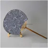 Party Favor Hand Fan Avec Papier Rond Peinture Traditionnelle Dames Cadeau Artisanat Danse Props Za4501 Drop Delivery Home Garden Fe Dhhkh