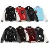 Designer Men Jacket Jackets esportivo Jaqueta solta do time do colégio