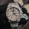 AP Moissanite Moissanite Mosang Stone Diamond Horlogeaanpassing kan de Tt van heren automatisch mechanisch uurwerk waterdicht horloge passeren Top 1