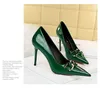 Sukienka buty na wysokim obcasie 9,5 cm kobiety eleganckie biurowe damskie sandały szklane skórzane materiał luksusowy singiel impreza 34-43