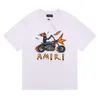 トレンド衣類アマリ邪悪なアミールカジュアルアミーリー新しいAMデザイナーファッションアミスTシャツイミリティーアミリamiiriブランドオートバイスカル女性ラグジュアリースピリットナイトプリYM67