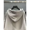 Tasarımcı Hoodie Balencigs Moda Hoodies Hoody Erkek Sweaters Yüksek Kaliteli Versiyon Bulanık Mektup Püskürtme Şapka Dokuma Boyalı Saf Pamuk Yıkama Aşınmış Delikler Swe 6cvo HGTP