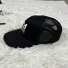 Новая шляпа Sun Hat Fashion Ball Caps Fashion Черно -белая бейсбольная шапка Правильная буква вышивка CE Корейский спортивный на открытом воздухе