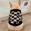 Hundebekleidung Weihnachts-Haustierkostüm für kleine Hunde Katzen Winterwelpe Mode karierte Kleidung Chihuahua Malteser Hund Kapuzenpullover Mantel honden kleding 231114